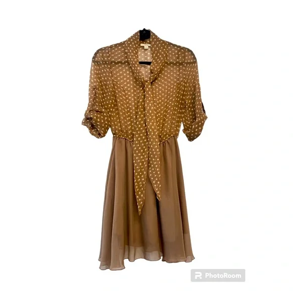 bec and bridge brown long sleeve dress Bec + Bridge Paradis Long Sleeve Mini Dress – Restitched